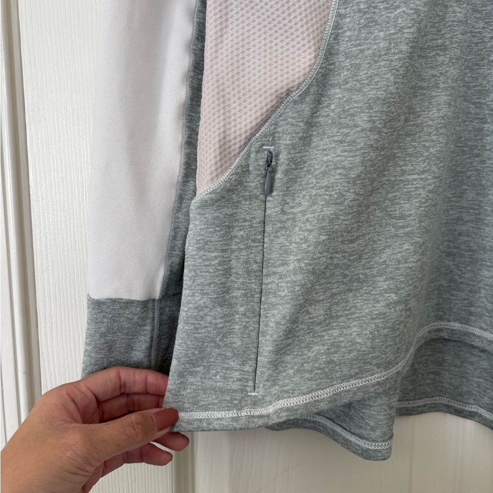 Athleta Heat Zone 1/2 Zip Pullover Long Sleeve Top with Thumb Holes - Picture 6 of 10